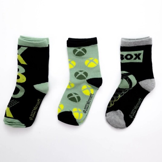 Xbox Sokker 3-pk - 27/30 - Barn - Gutt/Jente - 70% bomull/28% polyester/2% elastan Xbox Sokker 3-pk - 27/30 - Barn - Gutt/Jente - 70% bomull/28% polyester/2% elastan