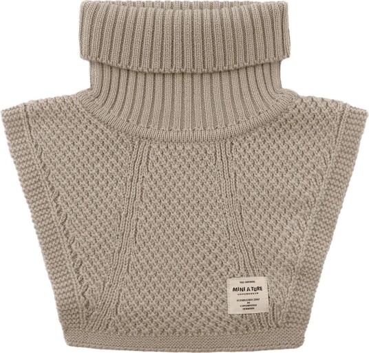 MINI A TURE Mattayler Neckwarmer. Rws Beige L