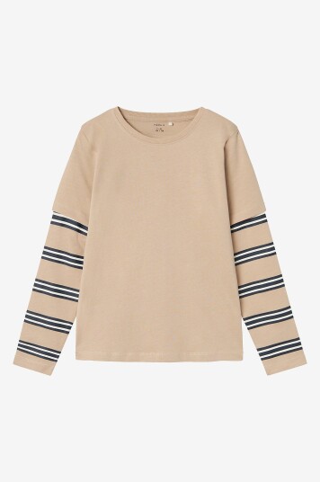 Name It T skjorte nkmDirch LS Top Brun Name It T skjorte nkmDirch LS Top Brun