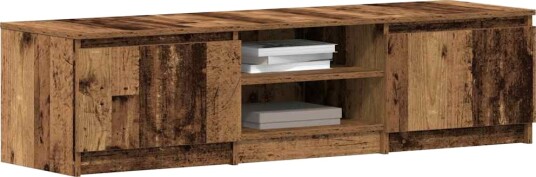 vidaXL TV-skap gammelt tre 140x40x36 cm konstruert tre