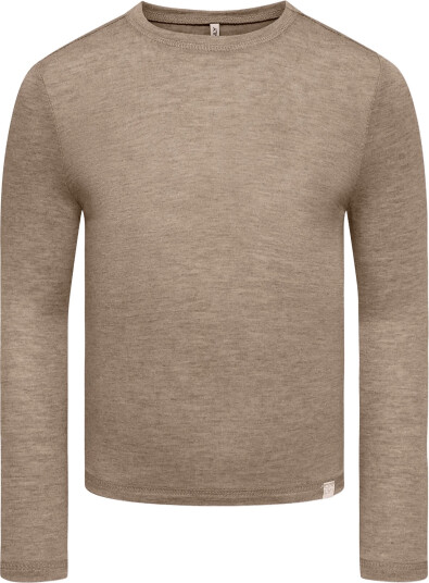 Kids Only Kmgsuma Woolblend L/S Oneck Top Vd Jrs   Beige   122