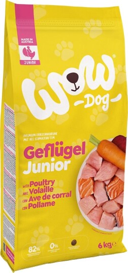 Wow Tørrfôr Junior Fjærkre Sparepakke 2 X 6 kg