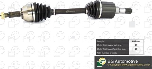 Drivaksel BGA DS2300L
