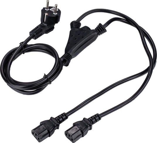 LinkIT Power cable CEE7/7 to 2x C13
