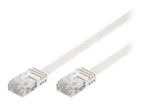 Wentronic Goobay Nettverkskabel Rj-45 Hann Til Rj-45 Hann 20 M Utp Cat 5E Formstøpt Flat Hvit