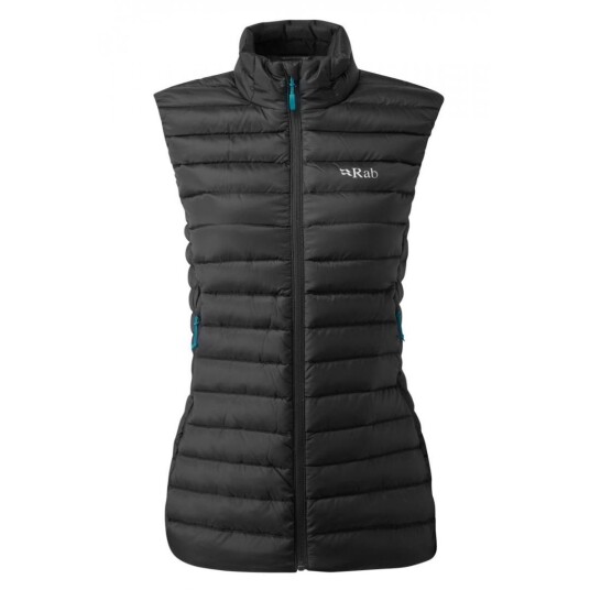 Rab  Microlight Vest Wmns Dame bl BLACK 16
