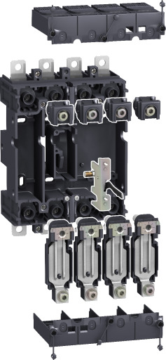 Schneider Electric LV432517 Plugin sokkel for NSX400 630 4 poler Elfordeling & strømforsyning