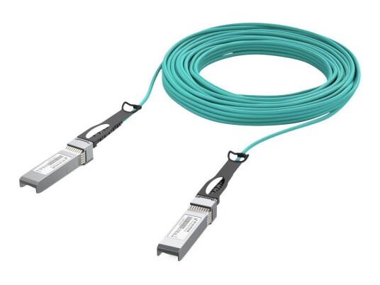 Ubiquiti 25GBase-AOC Direkte Tilkoblingskabel 20m Akvamarin Ubiquiti 25GBase-AOC Direkte Tilkoblingskabel 20m Akvamarin
