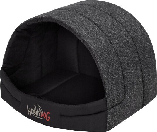 Hobbydog Buda Suflera Hundehus 60X49 cm Svart Hobbydog Buda Suflera Hundehus 60X49 cm Svart