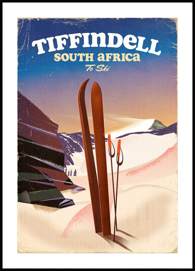 Tiffindell South Africa To Ski Plakat Plakat / 70x100cm