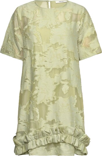 Selected Slflina Relaxed 2/4 Short Dress B   Green   38