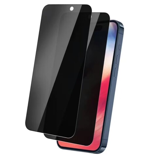 2-Pakning iPhone 16 Pro Max Personvern / Personvern Skjermbeskytter 2-Pakning iPhone 16 Pro Max Personvern / Personvern Skjermbeskytter
