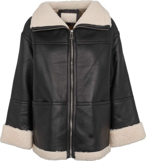 Natures Collection Karina jakke Svart / Beige XXL