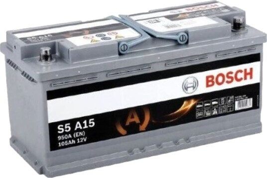 Bosch Startbatteri AGM S5 105AH 393x175x190 mm Bosch 0092S5A150 Bosch Startbatteri AGM S5 105AH 393x175x190 mm Bosch 0092S5A150