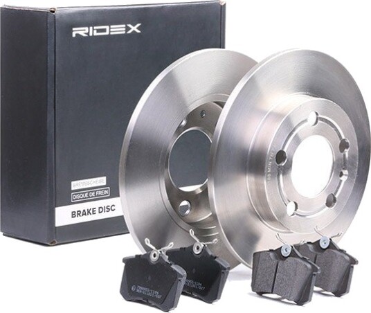 Bremseskiver og klosser RIDEX 3405B0288
