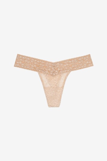 Lace Laboratory Stringtruser Lace Beige