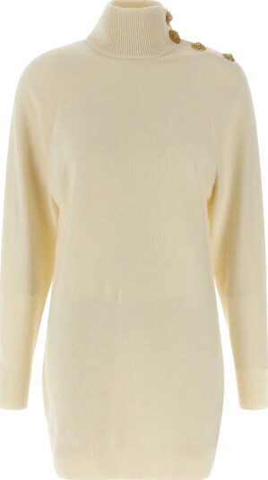Balmain Dame Kjoler Beige M, Balmain Dame Kjoler Beige M,