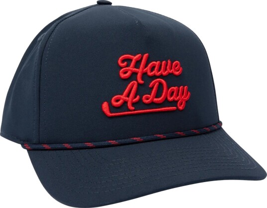 Breezy Have A Day Rope Hat Blå Capser Navy Breezy Have A Day Rope Hat Blå Capser Navy