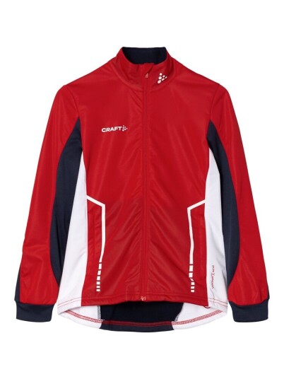 Craft Nor Warm Club Jacket J Bright Red-blaze 146/152