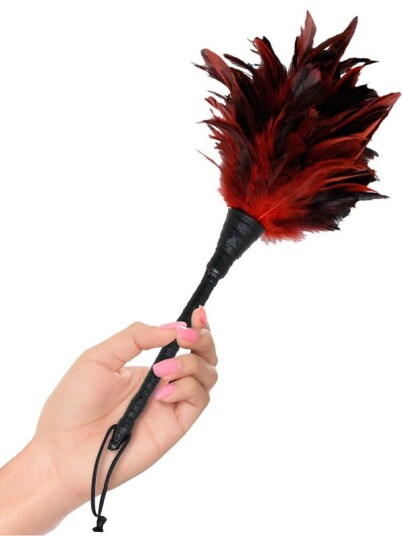 Pipedream - Fetish Fantasy Series Pipedream: Frisky Feather Duster, rød