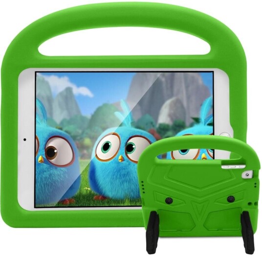 INCOVER iPad Barn Deksel med Stativfunksjon - Green Bird
