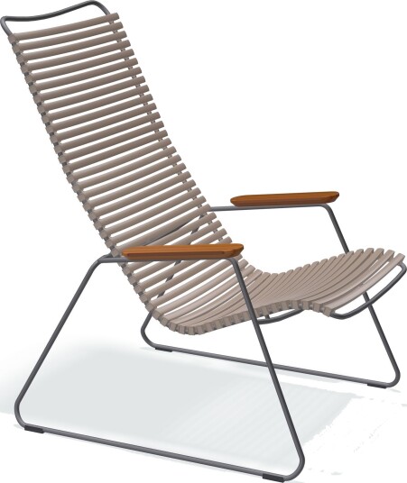 HOUE, CLICK Loungestol m, Sand lameller