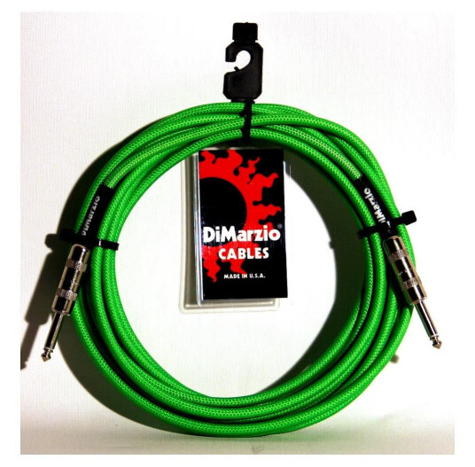 Dimarzio Ep1710ssgn Instrumentkabel Braided 3 M. Neon Grønn