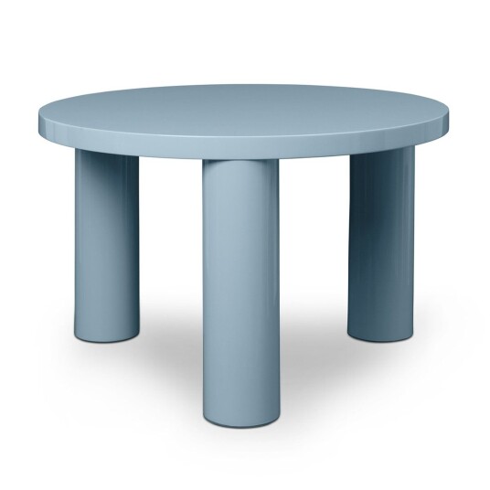 ferm LIVING Post salongbord small Ø 65 cm Ice blue