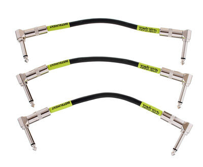 Ernie Ball Patch Cable Svart EB6050 Ernie Ball Patch Cable Svart EB6050
