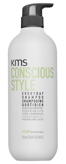 KMS Conscious Style Everyday Sjampo 750 ml Fuktighetsgivende for Alle Hårtyper