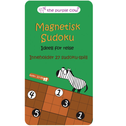 Magnetisk reisespill Sudoku Magnetisk reisespill Sudoku