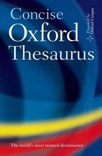 Concise Oxford Thesaurus Av Oxford Languages