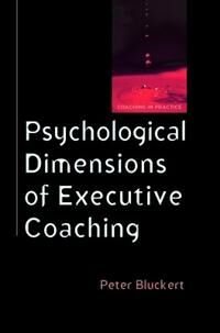 Psychological Dimensions Of Executive Coaching Av Peter Bluckert
