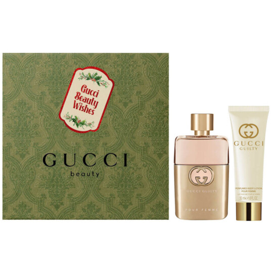 Gucci Guilty Pour Femme 50ml Eau de Toilette og Body Lotion Gavesett