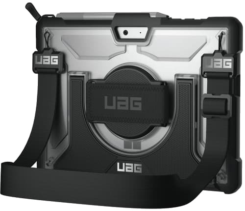 Urban Armor Gear Plasma Case + Shoulder Strap Microsoft Surface Go Svart, Sølv