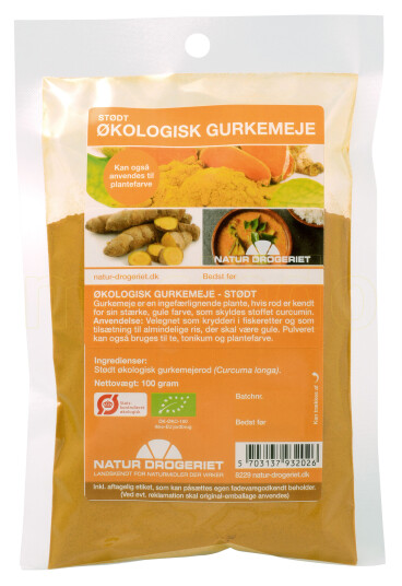 Natur Drogeriet Natur-Drogeriet Gurkemeie Malt 100g