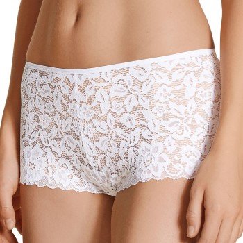 Calida Truser Natural Comfort Lace Hipster Panty Hvit polyamid Medium Dame