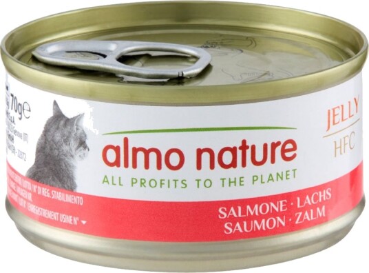 Almo Nature Våtfôr Hfc Laks I Gelè 70G 6 X 70 G
