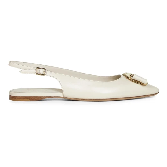 Ferragamo Dame Sko Hvit 37 1/2 EU, Ferragamo Dame Sko Hvit 37 1/2 EU,
