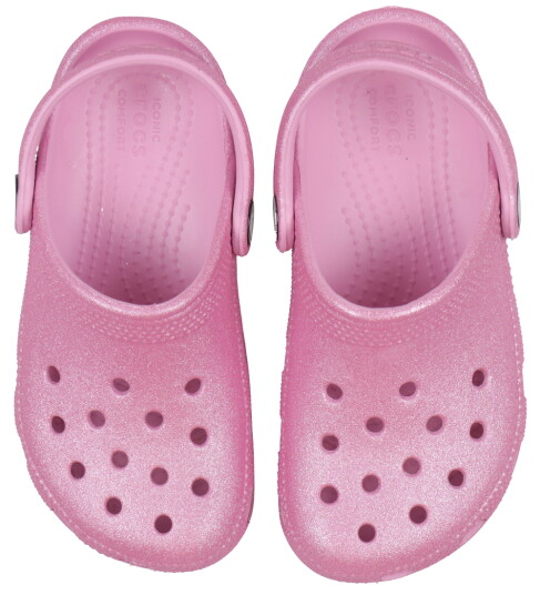 Crocs Classic Glitter Clog T - Pink - 23/24