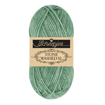 Scheepjes Stone Washed XL Garn Mix 888 Myk Epidote Scheepjes Stone Washed XL Garn Mix 888 Myk Epidote