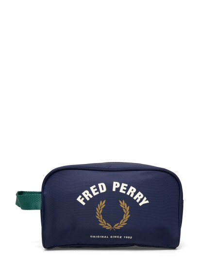 Fred Perry Sports Nylon Wash Bag Navy ONE SIZE Fred Perry Sports Nylon Wash Bag Navy ONE SIZE