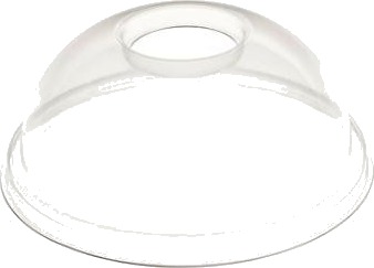 Plastlåg Ø95 Mm Kuppel Med Hul Bio Pla Klar,100 Stk/Ps 100 Stk. Plastlåg Ø95 Mm Kuppel Med Hul Bio Pla Klar,100 Stk/Ps 100 Stk.