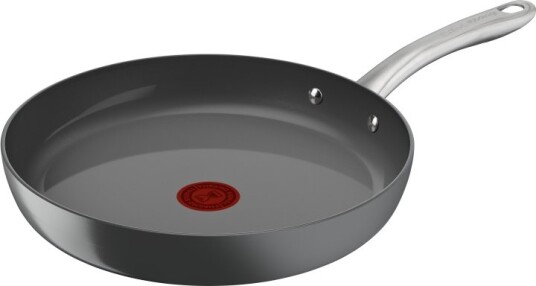 Tefal (RE)NEW+ stekepanne, 30 cm, keramisk belegg, grå. Tefal (RE)NEW+ stekepanne, 30 cm, keramisk belegg, grå.