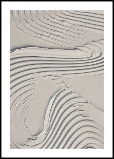 Mud Texture 14 Beige Poster Plakat / 100x150cm