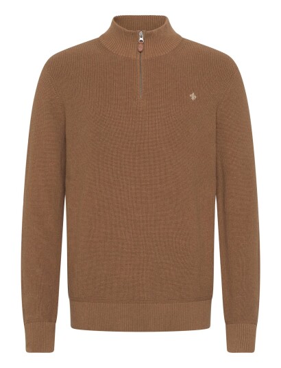 Morris Bernard Half Zip   Brown   XXL