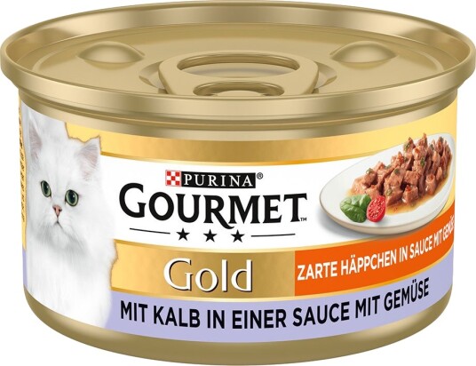 Gourmet Våtfôr Gold Tender Bits Kalv Og Grønnsaker 12 X 85 G