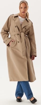 VERO MODA Vmchloe Long Trenchcoat Silver Mink L