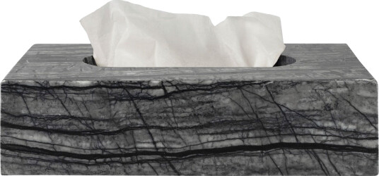 Mette Ditmer Marble lommetørkleboks 14 x 25,5 cm Sort-grå Mette Ditmer Marble lommetørkleboks 14 x 25,5 cm Sort-grå