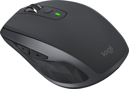 Logitech Mx Anywhere 2S Mus Ergonomisk Laser 7 Knapper Trådløs Bluetooth Grafitt